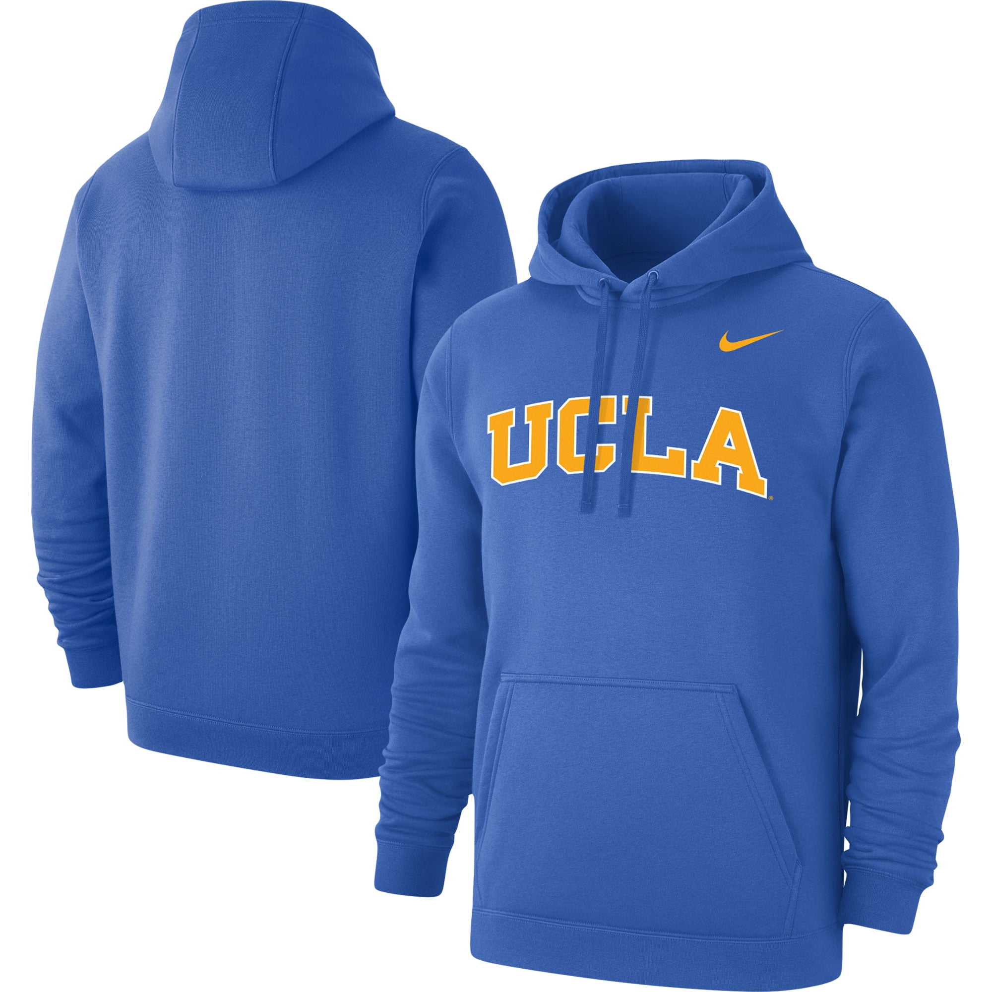 【NIKE】UCLA Bruins Sideline Nike College Pullover Hoodie Men's Nike Blue UCLA Bruins Logo Club Pullover Hoodie