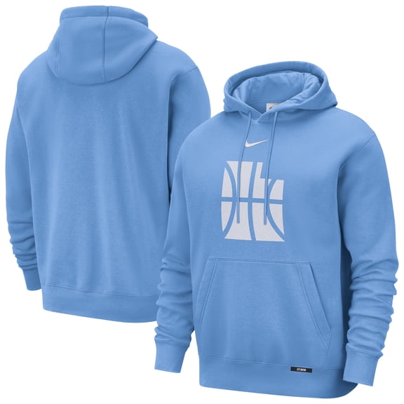 Men's Nike Blue Utah Jazz 2025/26 City Edition Essential Logo Remix Hoodie
