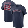 thumbnail image 1 of Men's Nike Bo Jackson Navy California Angels Cooperstown Collection Name & Number T-Shirt, 1 of 3