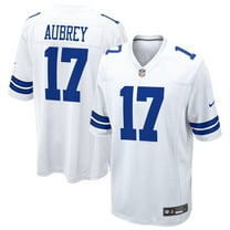 Men's Nike Brandon Aubrey White Dallas Cowboys Game Jersey