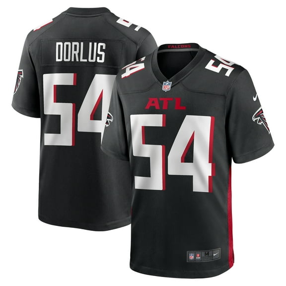 Men's Nike Brandon Dorlus  Black Atlanta Falcons Team Game Jersey