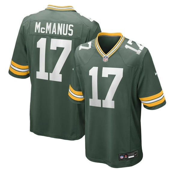 Men's Nike Brandon McManus  Green Green Bay Packers Team Game Jersey