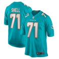 thumbnail image 1 of Men's Nike Brandon Shell Aqua Miami Dolphins Home Game Player Jersey, 1 of 4