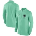 thumbnail image 1 of Men's Nike Brazil National Team Green Strike Raglan Full-Zip Performance Track Jacket, 1 of 3