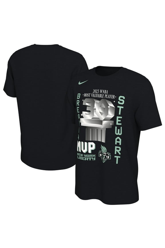 Men's Nike Breanna Stewart Black New York Liberty 2023 WNBA MVP T-Shirt