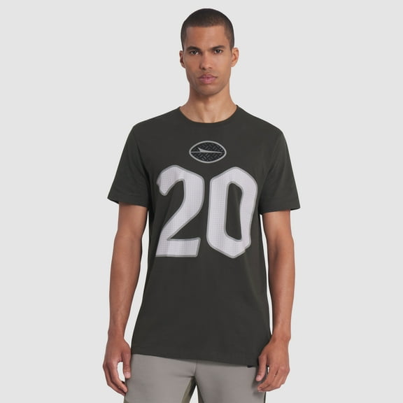 Men's Nike Breece Hall Gotham Green New York Jets 2025 Rivalries Collection Player Name & Number T-Shirt