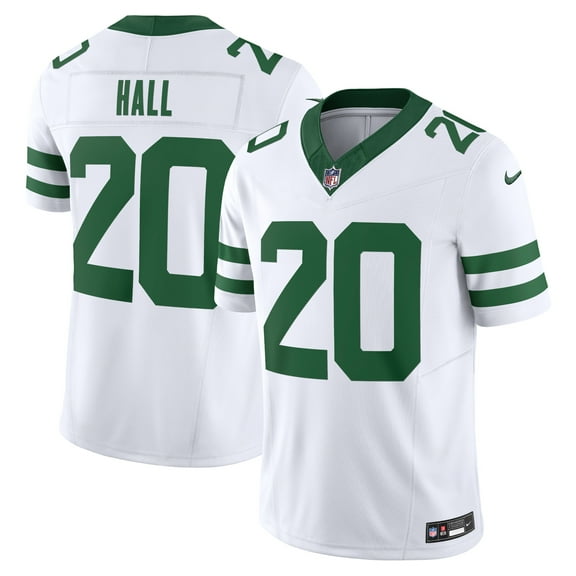 Men's Nike Breece Hall Legacy White New York Jets Vapor F.U.S.E. Limited Jersey