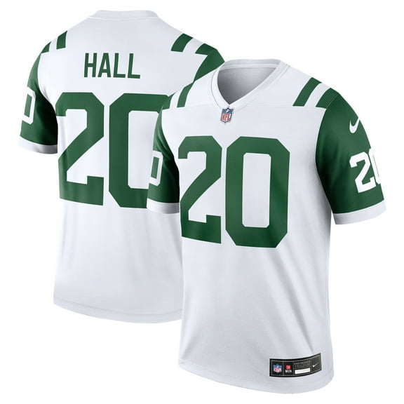 Men's Nike Breece Hall White New York Jets Legend Player Performance Top