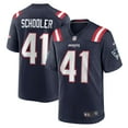thumbnail image 1 of Men's Nike Brenden Schooler Navy New England Patriots Game Player Jersey, 1 of 4