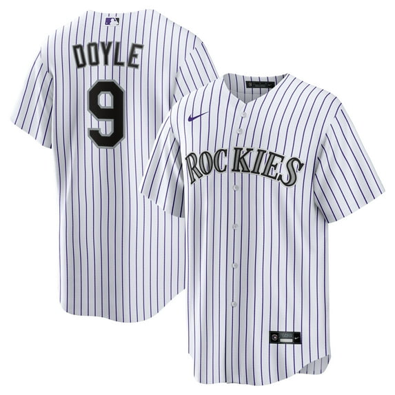 Youth Nike Brenton Doyle White Colorado Rockies Home Replica Jersey