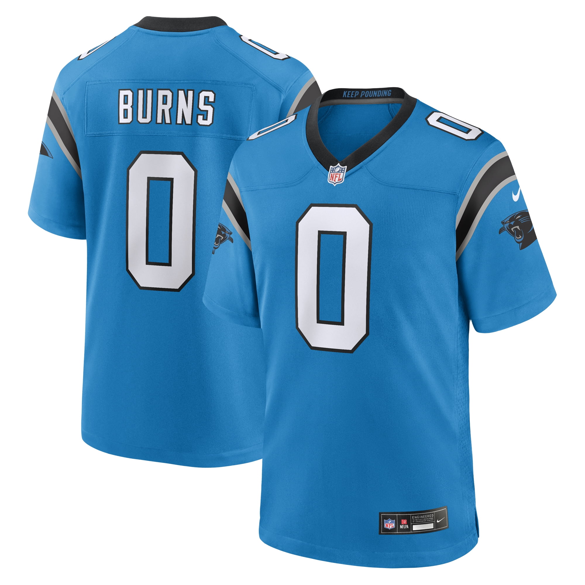 Men s Nike Sam LaPorta Blue Detroit Lions Team Game Jersey Walmart