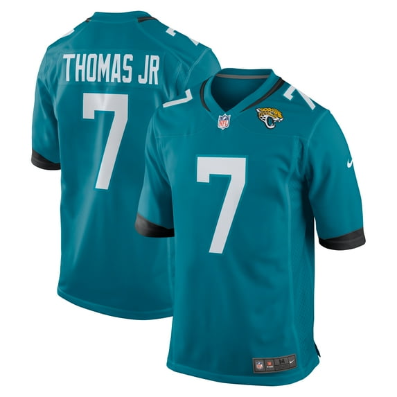 Men's Nike Brian Thomas Jr Teal Jacksonville Jaguars Player Game Jersey