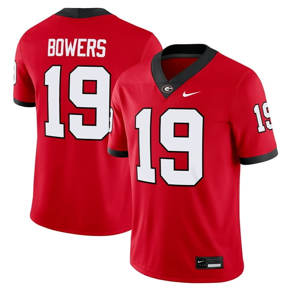 Men's Nike Brock Bowers Red Georgia Bulldogs Alumni Player Game Jersey