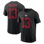 Men's Nike Brock Purdy Black San Francisco 49ers Player Name & Number T-Shirt