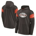 thumbnail image 1 of Men's Nike Brown Cleveland Browns Sideline Arch Jersey Performance Pullover Hoodie, 1 of 3