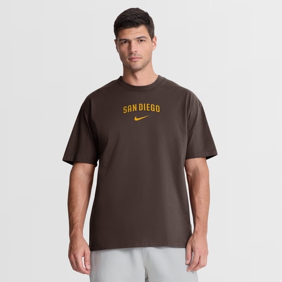 Men's Nike Brown San Diego Padres City Name Max 90 T-Shirt