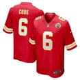 thumbnail image 1 of Men's Nike Bryan Cook Red Kansas City Chiefs Game Player Jersey, 1 of 4