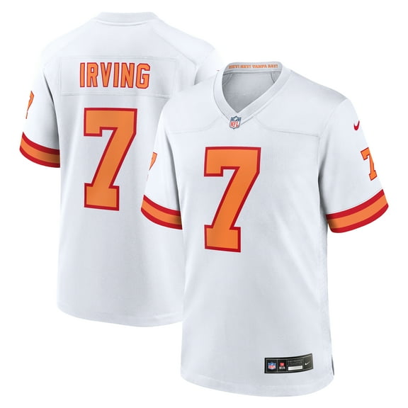 Men's Nike Bucky Irving White '76 Tampa Bay Buccaneers  Game Jersey