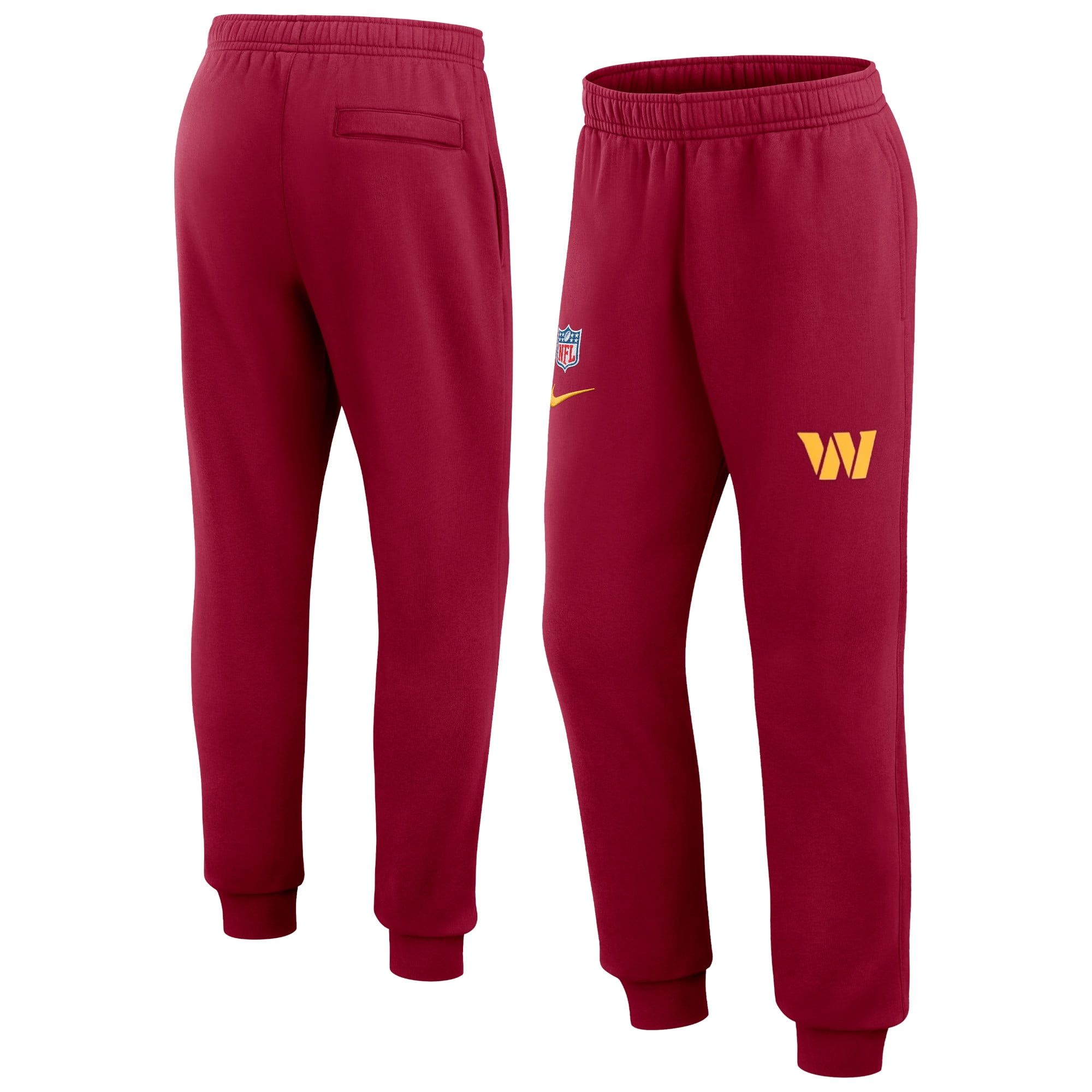 Men s Nike Burgundy Washington Commanders 2023 Sideline Club Jogger Pants Walmart