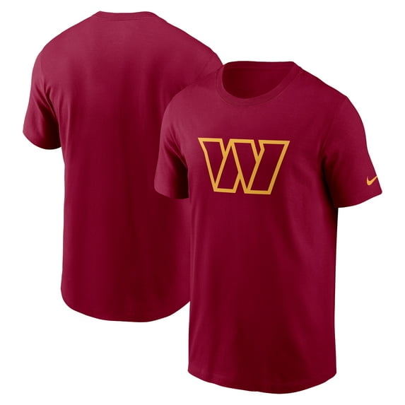 Men's Nike Burgundy Washington Commanders Primetime Logo Essential T-Shirt