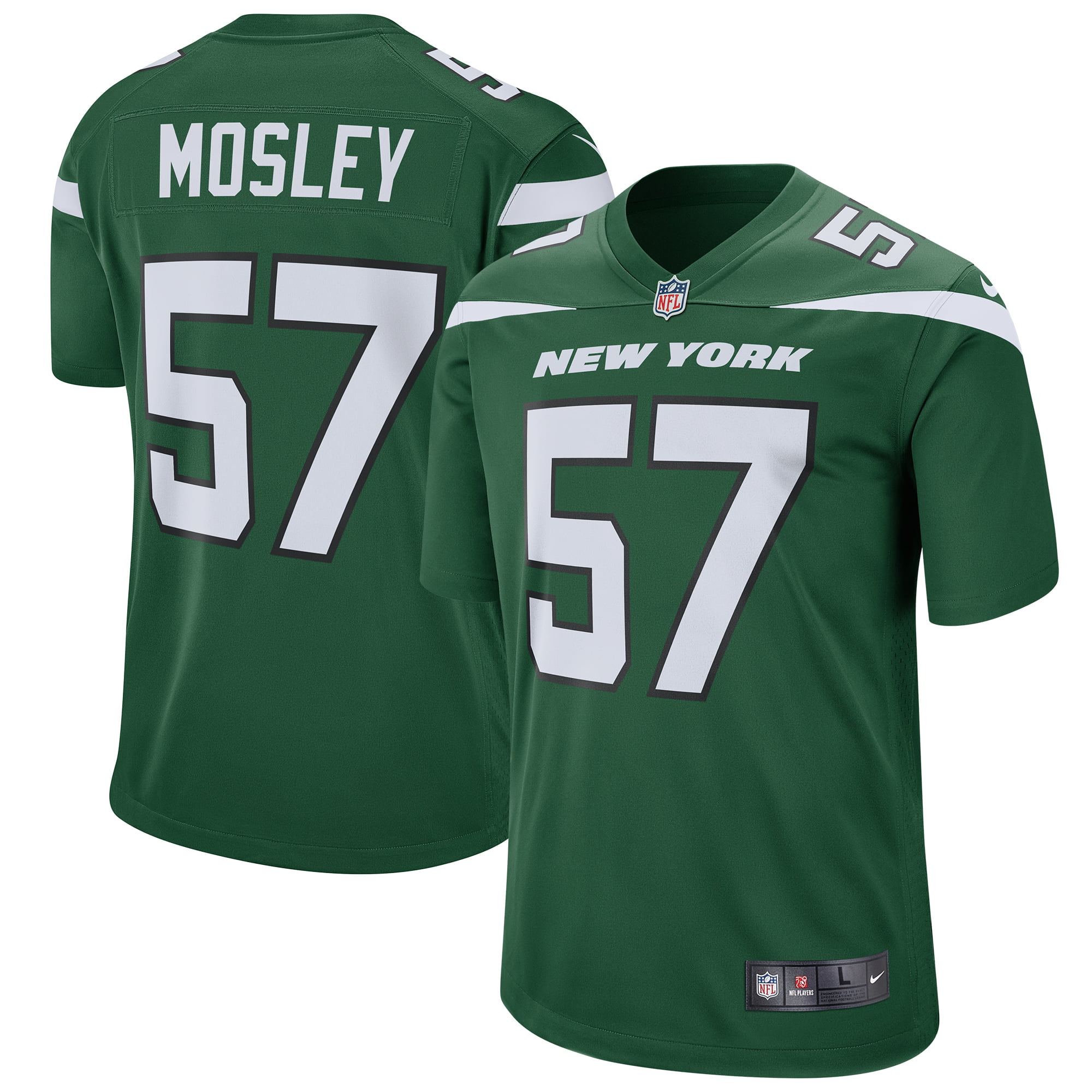 Mitchell & Ness Men's Joe Namath Green New York Jets Authentic Retired Player Jersey