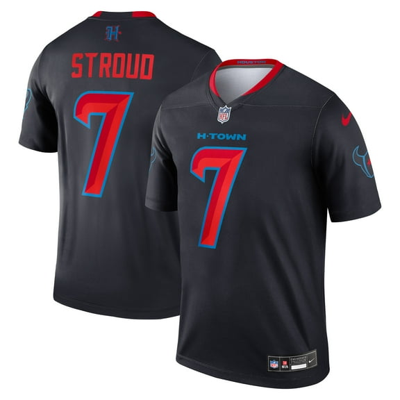 Men's Nike C.J. Stroud Navy Houston Texans Legend Player Performance Top