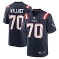 thumbnail image 1 of Men's Nike Caedan Wallace  Navy New England Patriots  Game Jersey, 1 of 6
