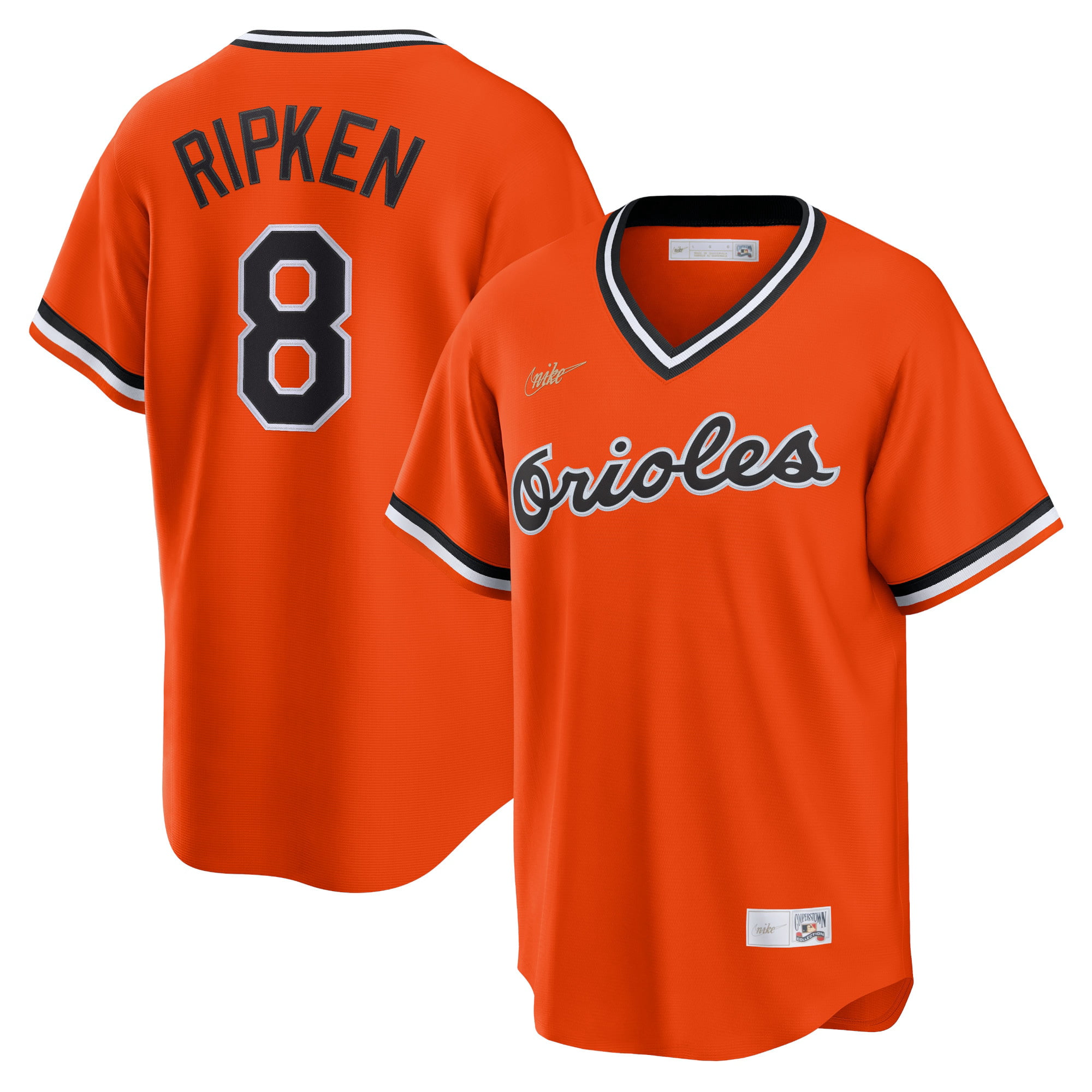 Cal Ripken Jr. Baltimore Orioles Autographed Orange Mitchell & Ness Authentic  Jersey