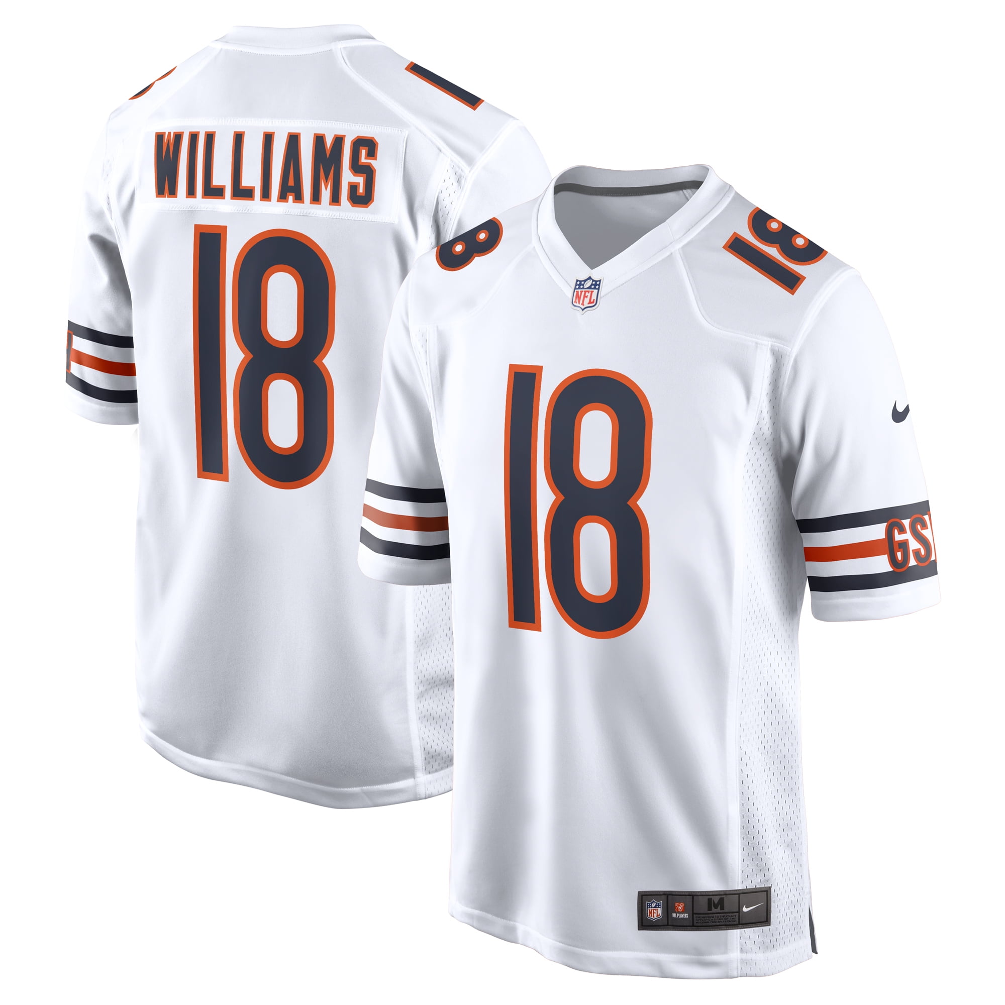 Men's Nike Caleb Williams White Chicago Bears 2024 NFL Draft First