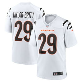Men s Nike Cam Taylor Britt Orange Cincinnati Bengals Alternate Game Jersey Walmart