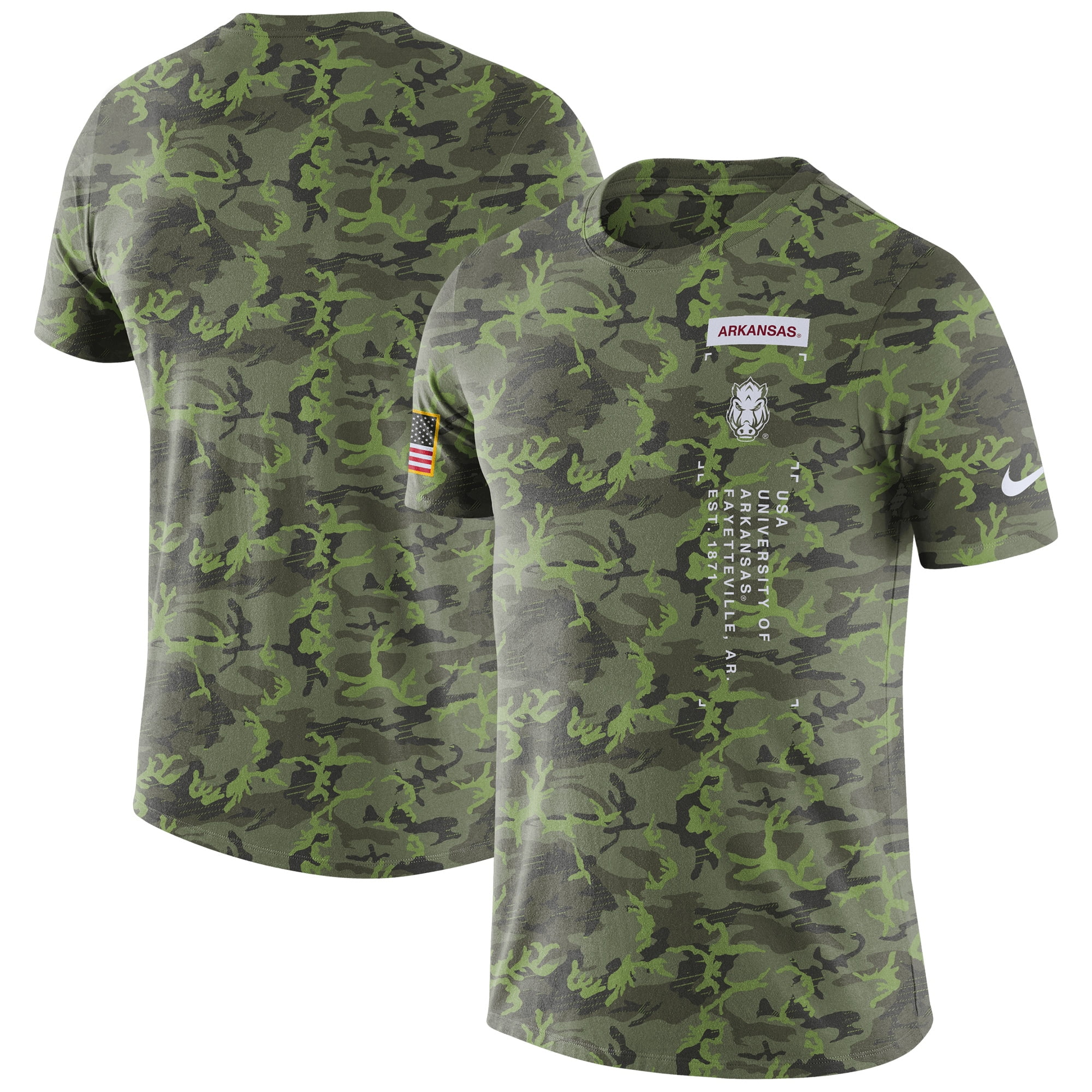 nike pro camo t shirt