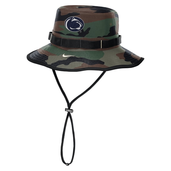 Men's Nike Camo Penn State Nittany Lions 2025 Military Appreciation Boonie Dri-FIT Bucket Hat