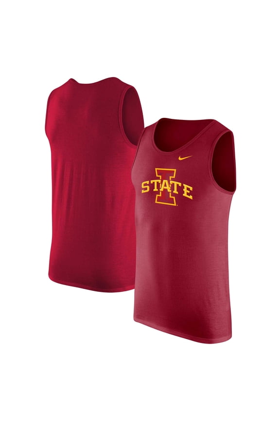 Men's Nike Cardinal Iowa State Cyclones Tank Top