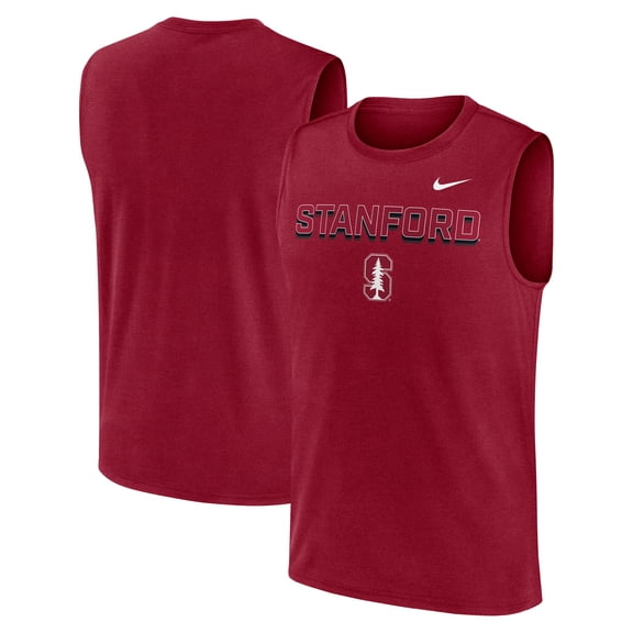 Men's Nike Cardinal Stanford Cardinal Primetime Tricode Legend Dri-FIT Tank Top
