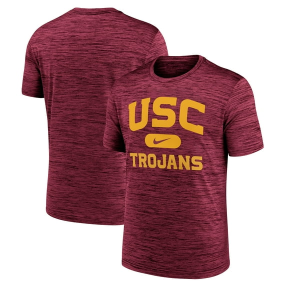 Men's Nike Cardinal USC Trojans Velocity Mascot Dri-FIT T-Shirt