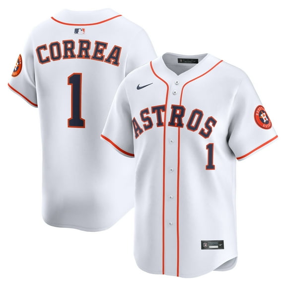 Men's Nike Carlos Correa White Houston Astros Home Limited Player Jersey
