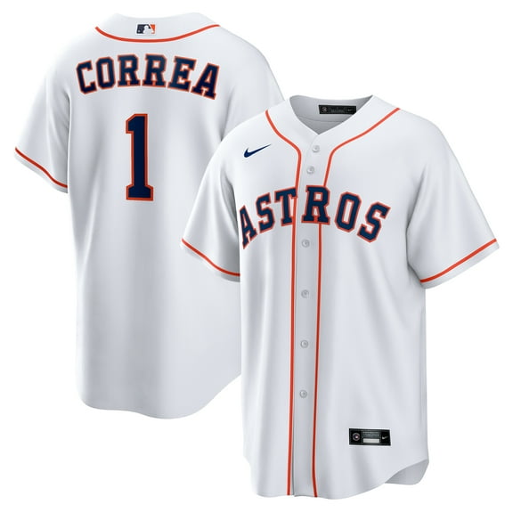 Men's Nike Carlos Correa White Houston Astros Home Replica Jersey
