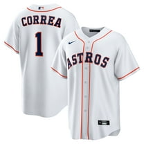 Men's Nike Carlos Correa White Houston Astros Home Replica Jersey