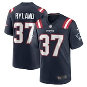 Men's Nike Chad Ryland  Navy New England Patriots Team Game Jersey