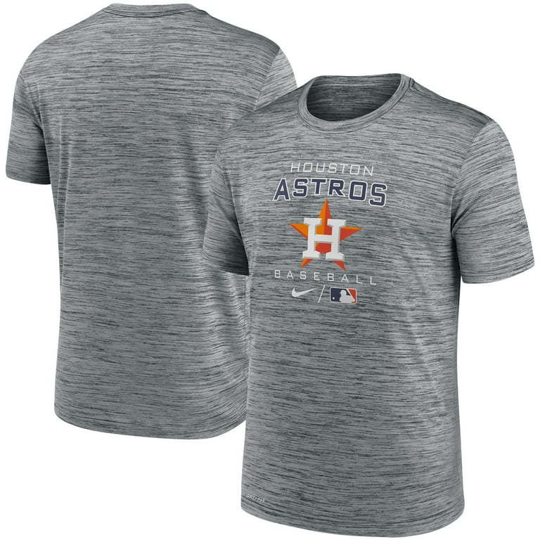 Men's Nike Charcoal Houston Astros Authentic Collection Velocity Practice  Performance T-Shirt