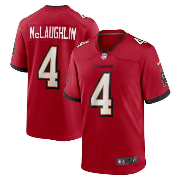 Men's Nike Chase McLaughlin Red Tampa Bay Buccaneers Game Player Jersey