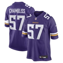 Men's Nike Chaz Chambliss Purple Minnesota Vikings Team Game Jersey