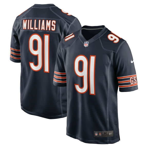 Men's Nike Chris Williams  Navy Chicago Bears  Game Jersey