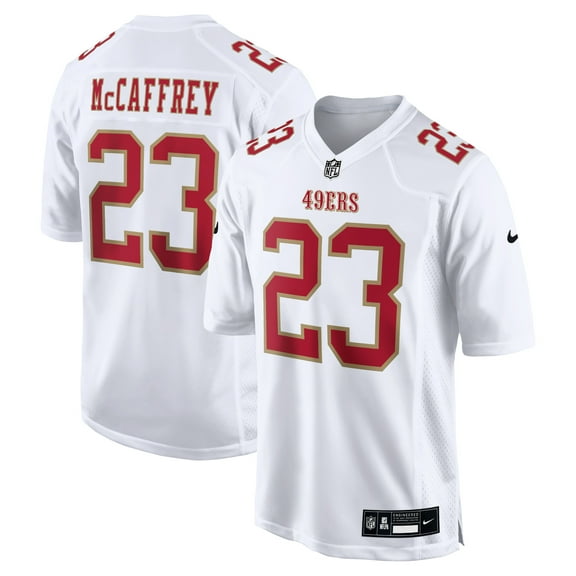 Men's Nike Christian McCaffrey White San Francisco 49ers Fashion Game Jersey