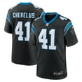 thumbnail image 1 of Men's Nike Claudin Cherelus  Black Carolina Panthers Team Game Jersey, 1 of 6