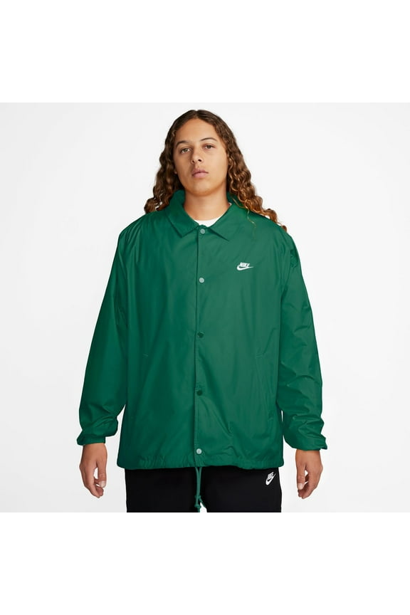 Mens Relaxed Fit Club Coaches Jacket XXL Green