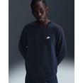 thumbnail image 1 of Men's Nike Club Fleece Crew - 'Obsidian/White' - S, 1 of 2