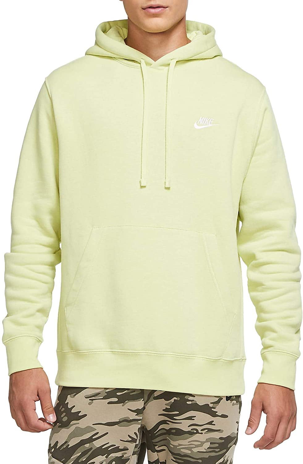 Nike Club Fleece Men's Patch Pullover Hoodie. Nike LU