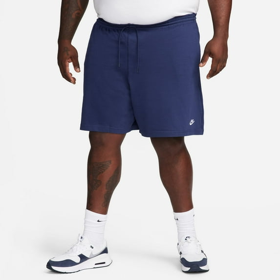 Men's Nike Club Knit Shorts Color: Midnight Navy Size: L
