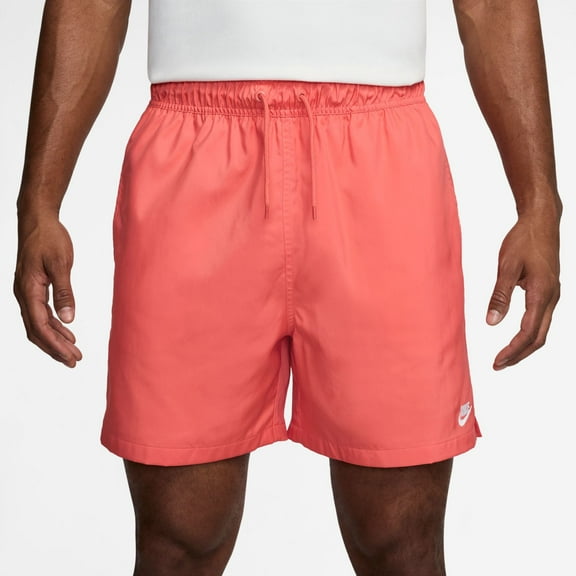 Men's Nike Club Woven Flow Shorts Color: Magic Ember Size: S